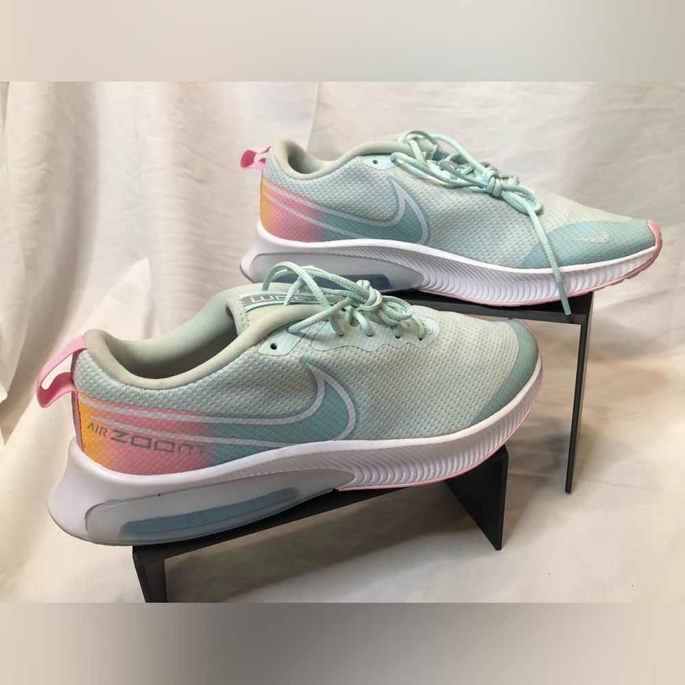 Nike Air Zoom Arcadia SE Low Glacier Blue Pink Melon Tint (DC9248-400)—Size 7Y,